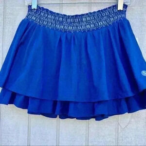 CRB Girls Navy Ruffled Stretch Skirt Size XL New With Tags